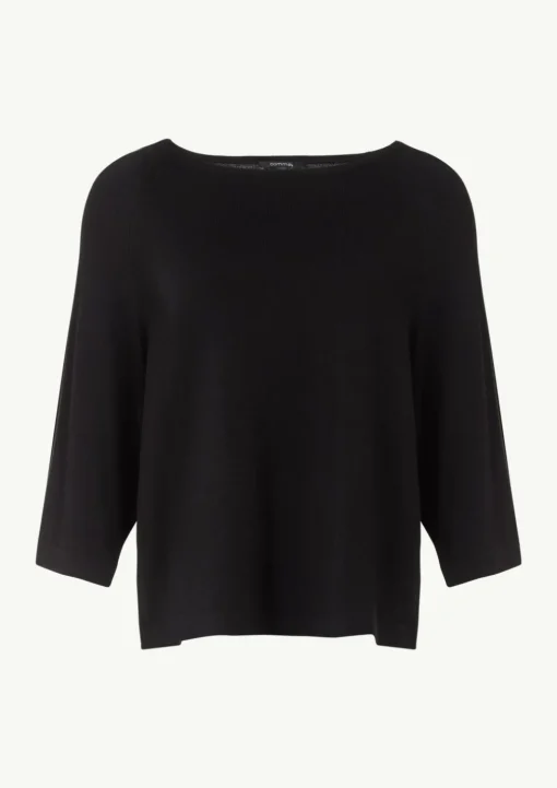 Feinstrickpullover mit weiten Ärmeln