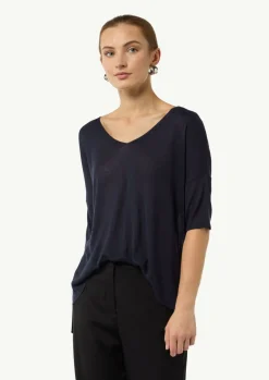 Feinstrick-Shirt aus Viskose