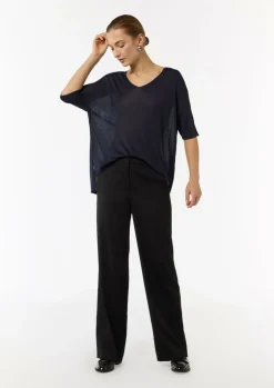 Feinstrick-Shirt aus Viskose