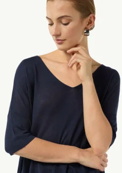 Feinstrick-Shirt aus Viskose