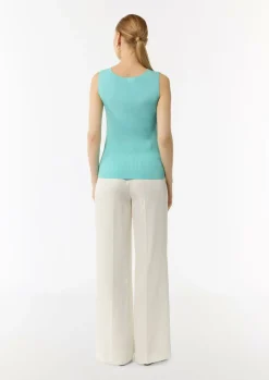 Feinstricktop mit Rippstruktur im Skinny Fit