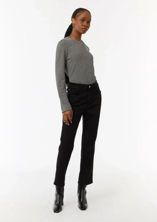 Flared-Leg-Jeans aus Baumwollstretch