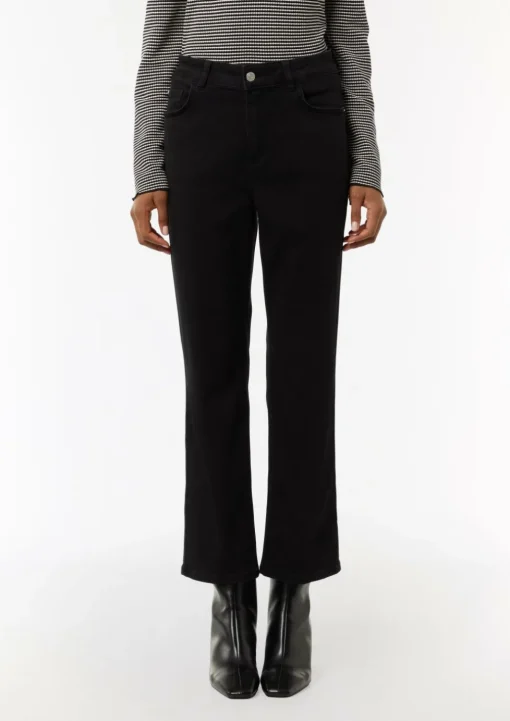 Flared-Leg-Jeans aus Baumwollstretch