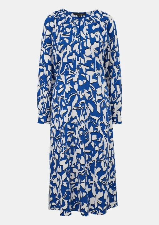Fließendes Maxikleid mit All-over-Print