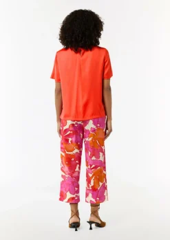 Fließendes Shirt aus Satin im Relaxed Fit
