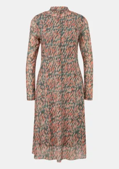 Gemustertes Kleid aus Mesh