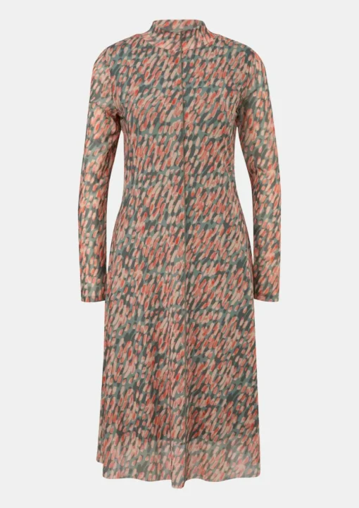 Gemustertes Kleid aus Mesh