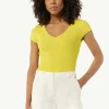 Geripptes Stricktop im Skinny Fit