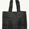 Gesteppter Shopper mit Logo-Details