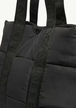 Gesteppter Shopper mit Logo-Details