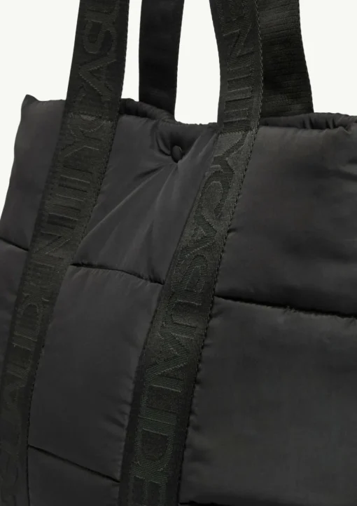Gesteppter Shopper mit Logo-Details