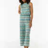 Gestrickte Culotte mit Wide Leg und Elastikbund