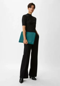 Hochwertige Laptop-Tasche aus Leder