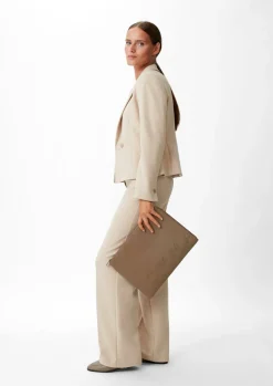 Hochwertige Laptop-Tasche aus Leder