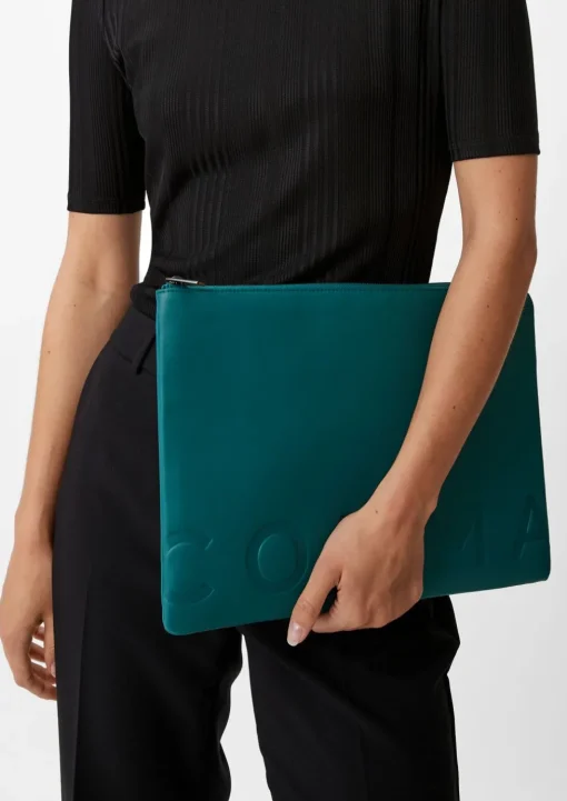 Hochwertige Laptop-Tasche aus Leder