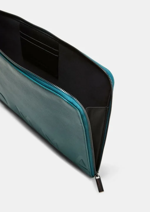 Hochwertige Laptop-Tasche aus Leder