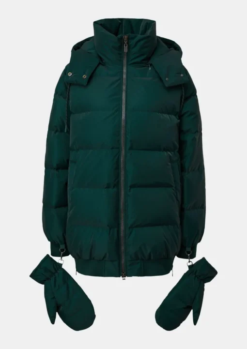 Jacke mit abnehmbaren Fäustlingen
