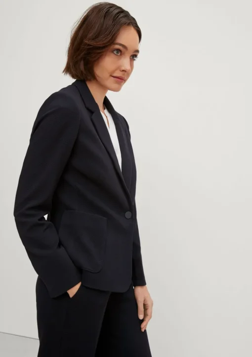 Jacke mit Webstruktur