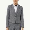 Jacquard-Blazer mit Reverskragen