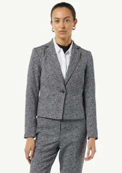 Jacquard-Blazer mit Reverskragen