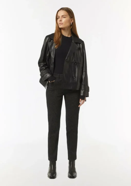 Jeans-Hose mit All-over-Print