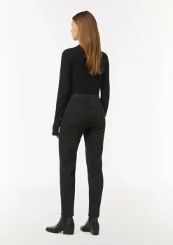 Jeans-Hose mit All-over-Print