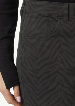 Jeans-Hose mit All-over-Print