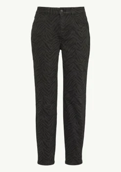 Jeans-Hose mit All-over-Print
