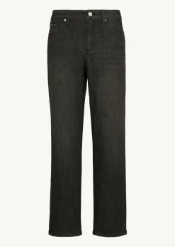 Jeans-Hose mit Lurex-Garn-Effekt