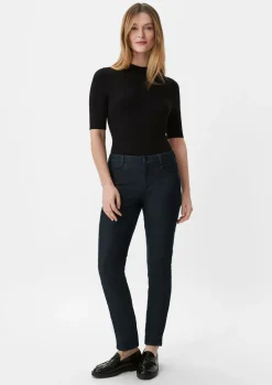 Jeans-Hose mit Slim Leg