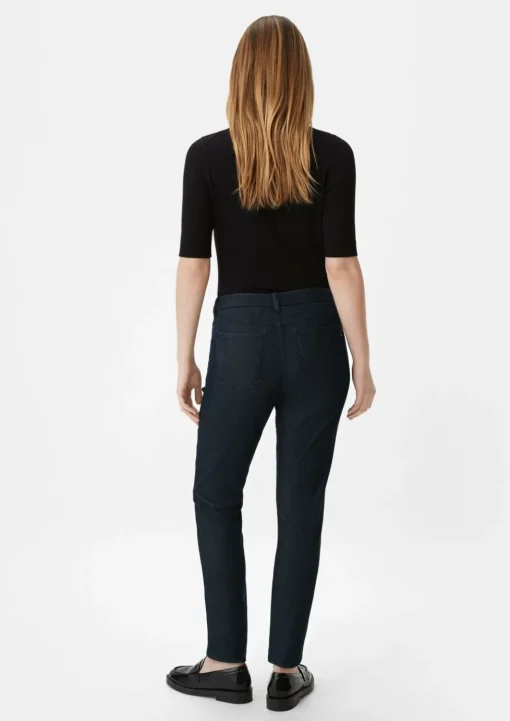 Jeans-Hose mit Slim Leg