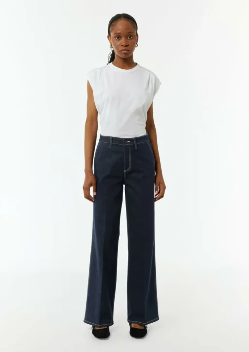 Jeans-Hose mit Wide Leg