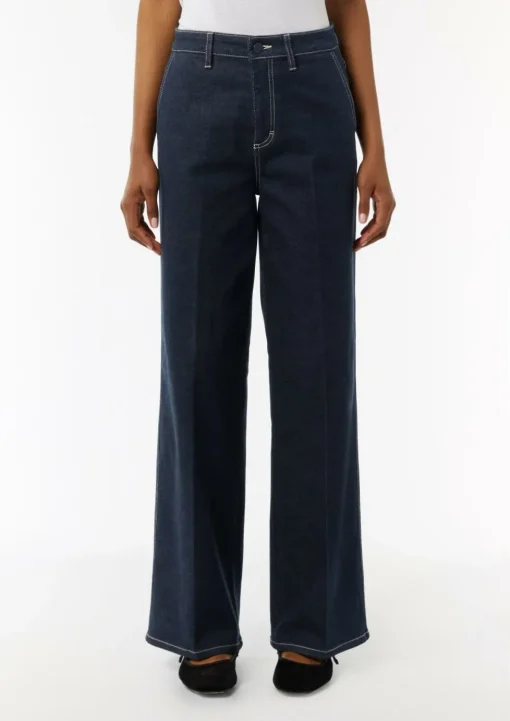 Jeans-Hose mit Wide Leg