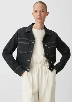 Jeansjacke im Boxy fit