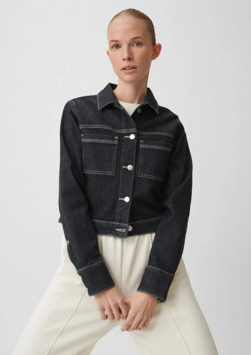 Jeansjacke im Boxy fit