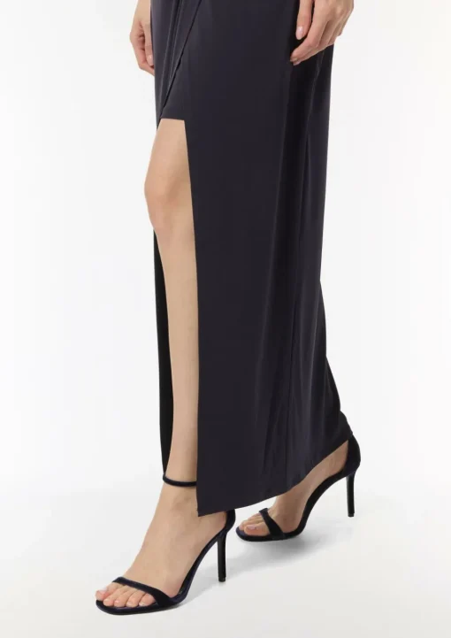 Jersey-Kleid in Wickel-Optik