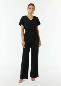 Jersey-Overall mit Taillengürtel im Loose Fit