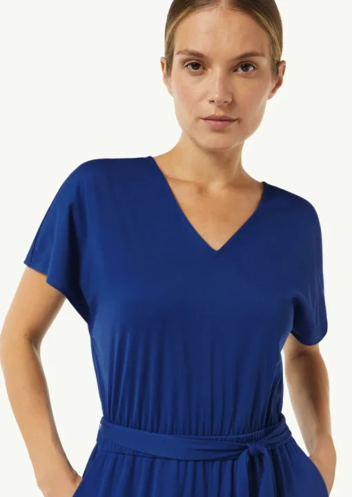 Jersey-Overall mit Taillengürtel im Loose Fit