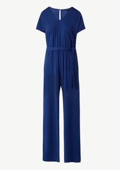 Jersey-Overall mit Taillengürtel im Loose Fit