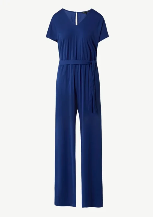 Jersey-Overall mit Taillengürtel im Loose Fit