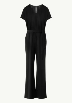 Jersey-Overall mit Taillengürtel im Loose Fit