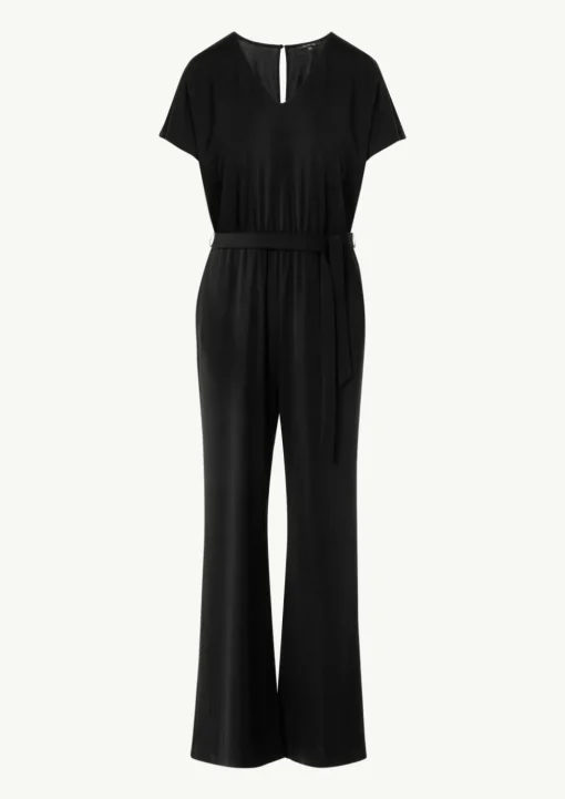 Jersey-Overall mit Taillengürtel im Loose Fit