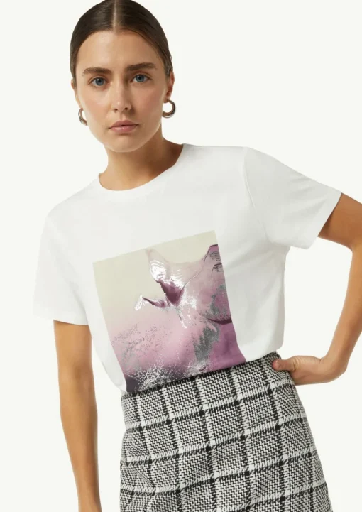 Jersey-Shirt mit Frontprint