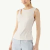 Jersey-Top mit Cut-Out an der Schulterpartie