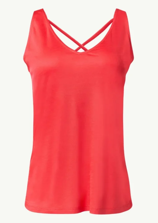 Jerseytop mit V-Ausschnitt