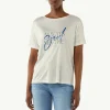Jersey-T-Shirt im Relaxed Fit mit Front-Print