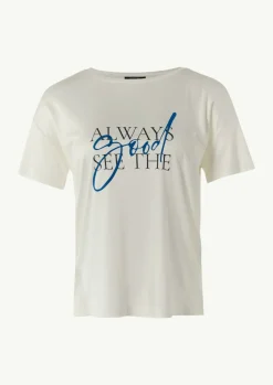 Jersey-T-Shirt im Relaxed Fit mit Front-Print