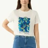 Jersey-T-Shirt mit Artwork
