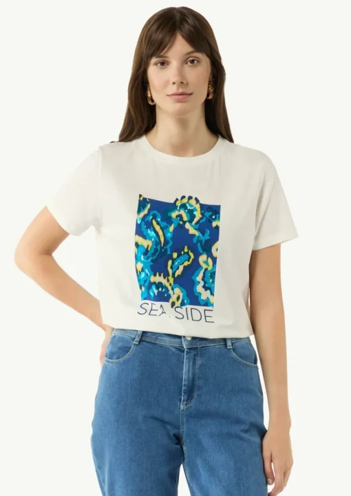 Jersey-T-Shirt mit Artwork