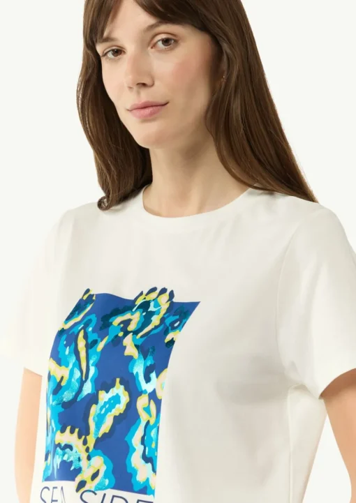 Jersey-T-Shirt mit Artwork